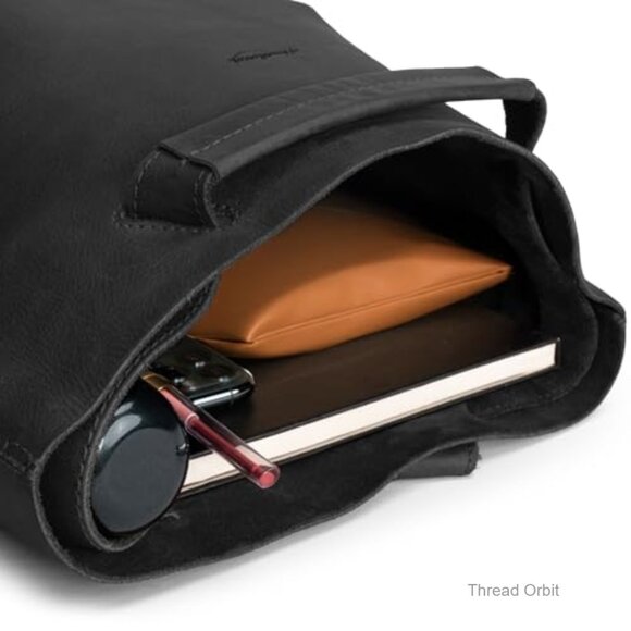 Convertible Backpack Shoulder Bag, Full Grain Leather, Spacious Crossbody Purse main image 6